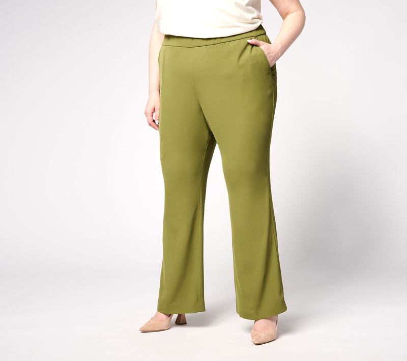 BEAUTIFUL by Lawrence Zarian Petite Wide Leg Pull-On Pant — View 5