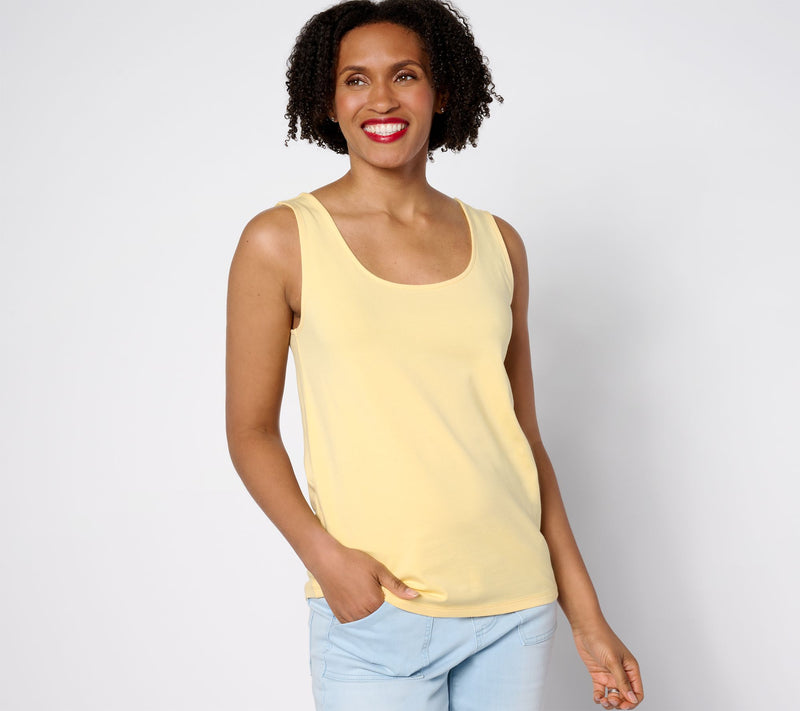 BEAUTIFUL by Lawrence Zarian Classic Knit Scoop Neck Tank — View 5