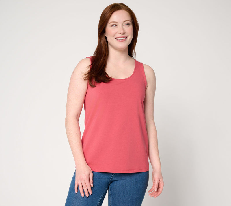 BEAUTIFUL by Lawrence Zarian Classic Knit Scoop Neck Tank — View 9