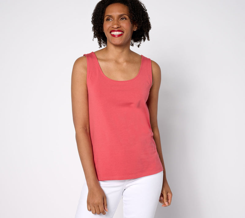 BEAUTIFUL by Lawrence Zarian Classic Knit Scoop Neck Tank — View 29