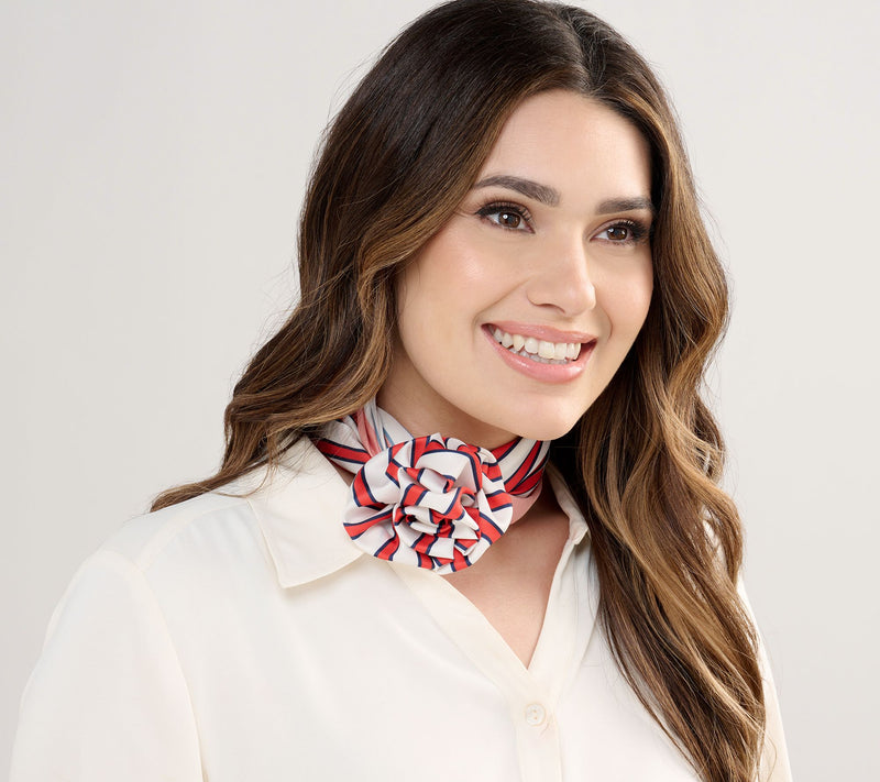 BEAUTIFUL by Lawrence Zarian Printed Scarf — View 11
