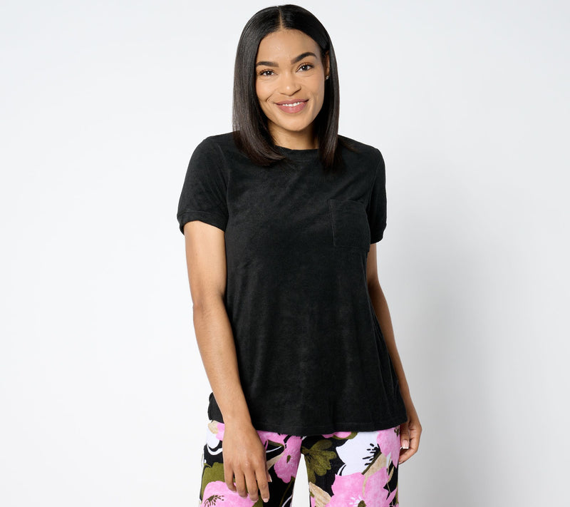 Cuddl Duds Baby Loop Terry Short Sleeve Tee — View 11