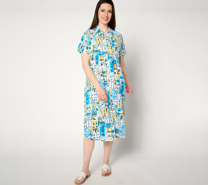 Cuddl Duds Flexwear Brunch to Beach Caftan — View 12