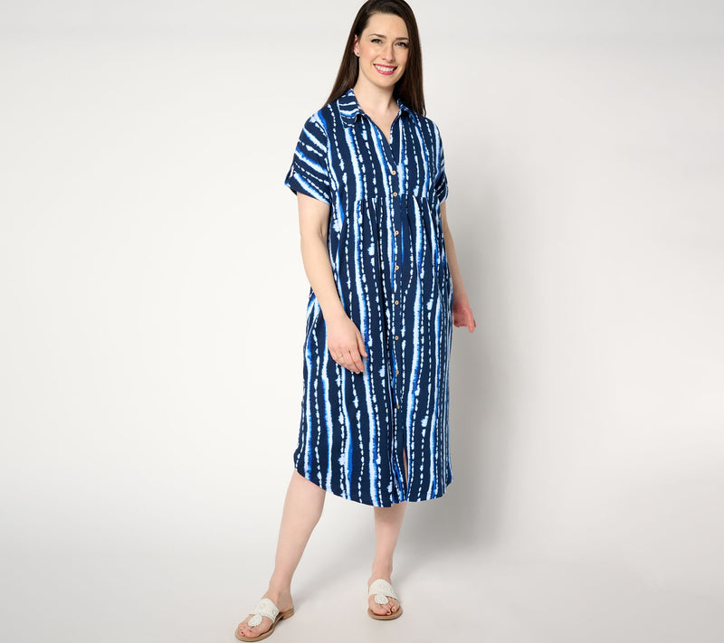 Cuddl Duds Flexwear Brunch to Beach Caftan — View 13
