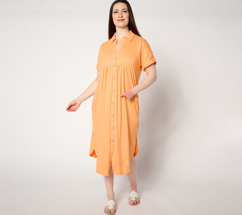 Cuddl Duds Flexwear Brunch to Beach Caftan — View 14