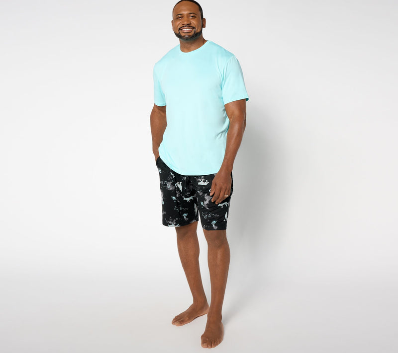 Cuddl Duds Men's Classic Stretch Jersey Pajama Set — View 7