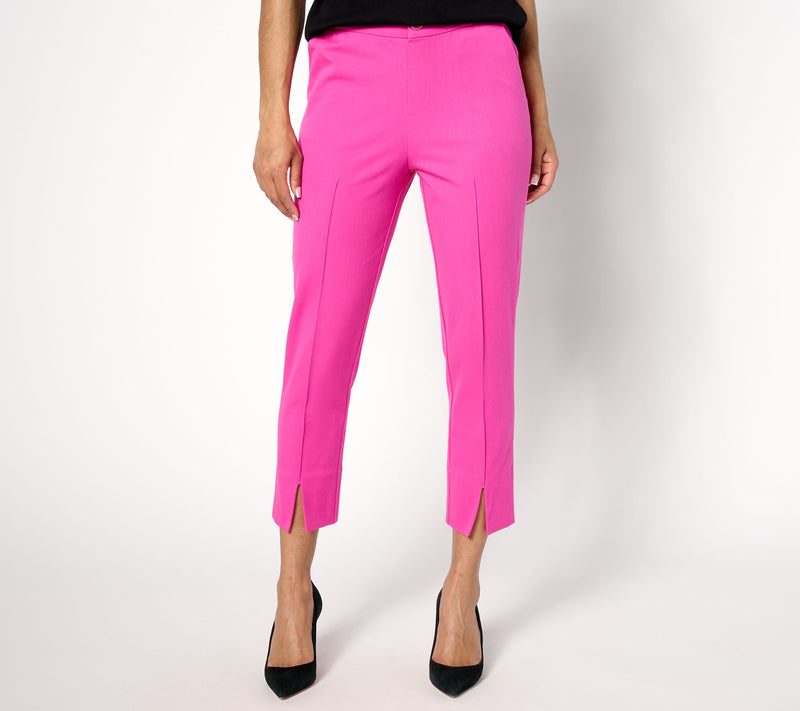 Isaac Mizrahi Live! Regular 24/7 Stretch Slim-Leg Crop Pants — View 12