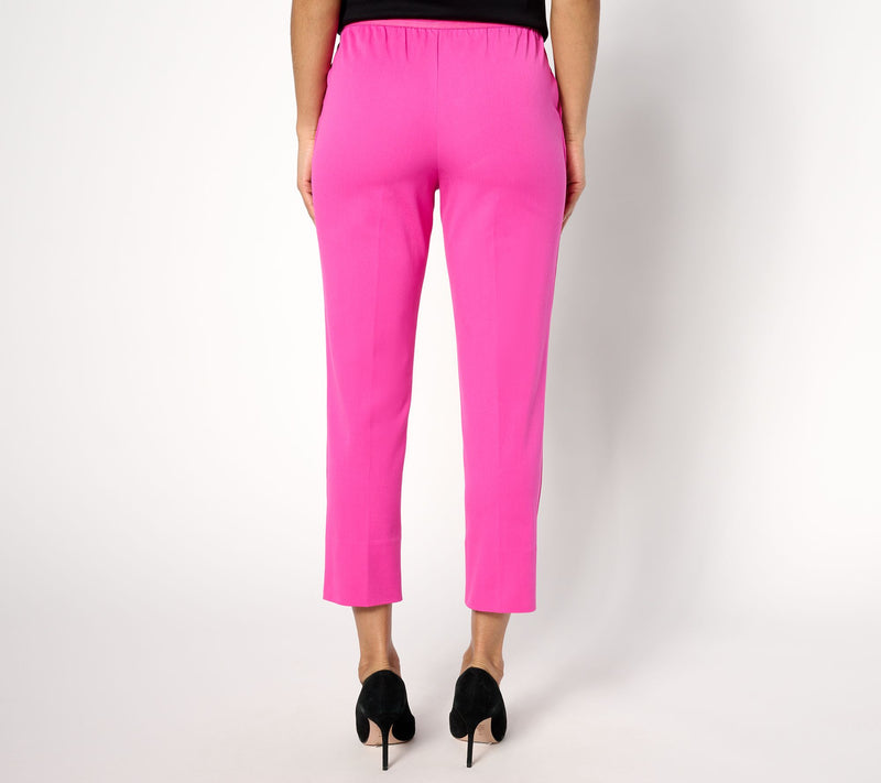 Isaac Mizrahi Live! Petite 24/7 Stretch Slim-Leg Crop Pants — View 6