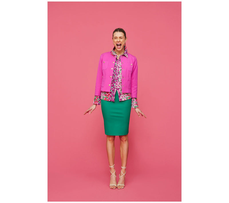 Isaac Mizrahi Live! Petite 24/7 Stretch Pencil Skirt — View 5