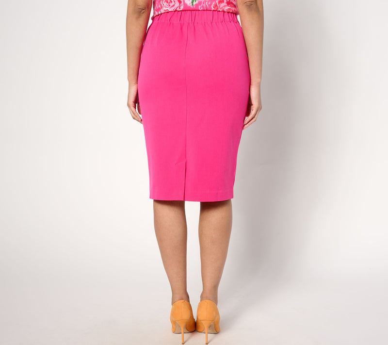 Isaac Mizrahi Live! Tall 24/7 Stretch Pencil Skirt — View 2