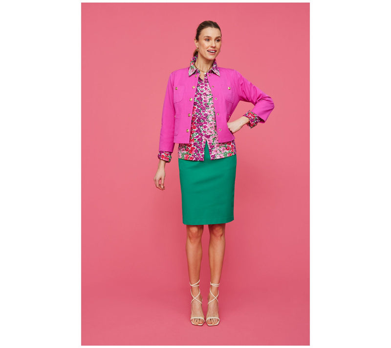 Isaac Mizrahi Live! Tall 24/7 Stretch Pencil Skirt — View 7