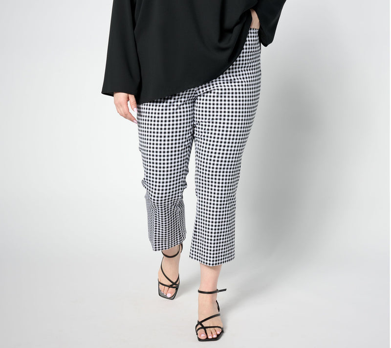Isaac Mizrahi Live! Petite 24/7 Stretch Baby Bootcut Crop Pants — View 7