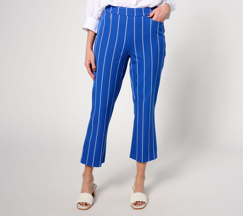 Isaac Mizrahi Live! Tall 24/7 Stretch Baby Bootcut Crop Pants — View 3