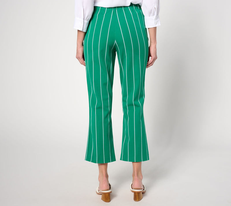 Isaac Mizrahi Live! Tall 24/7 Stretch Baby Bootcut Crop Pants — View 10