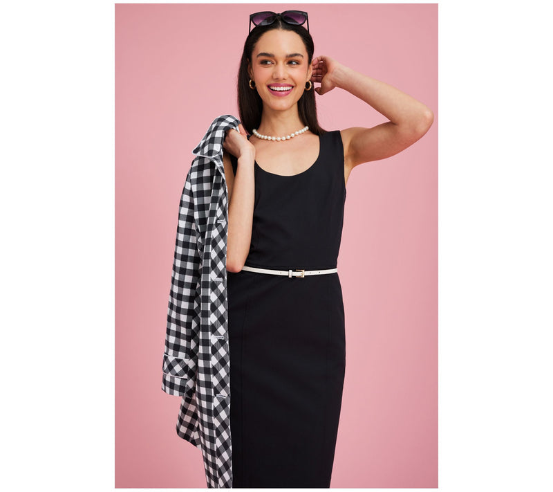 Isaac Mizrahi Live! Regular 24/7 Stretch Sleeveless Dress — View 10