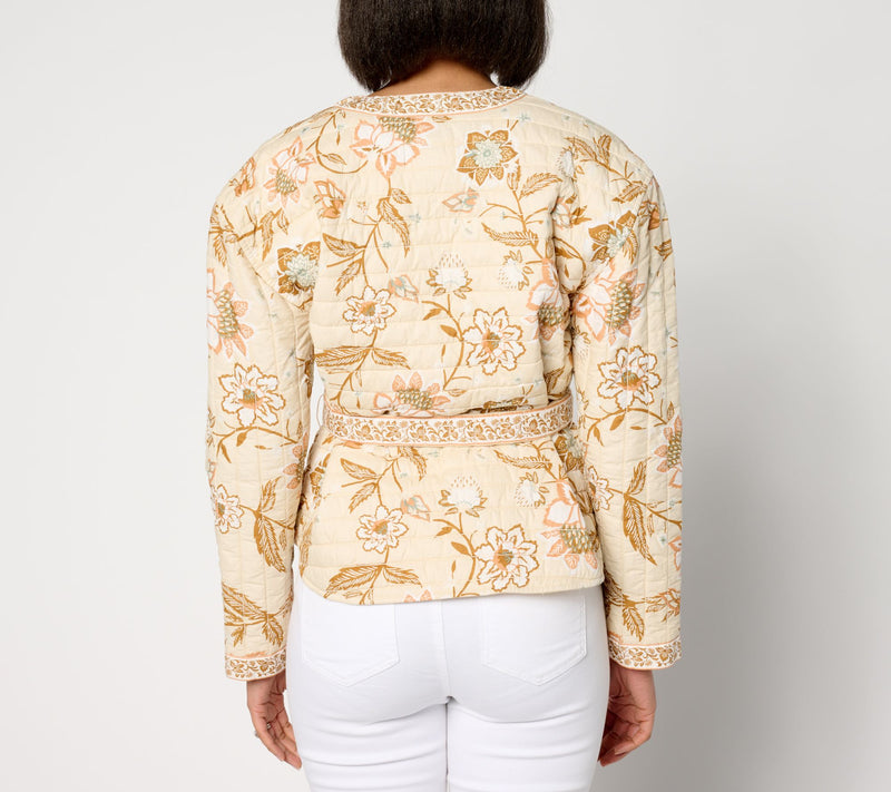 Destination 365 Printed Quilted Jacket — View 4
