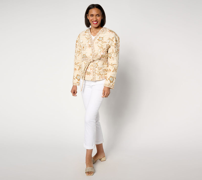 Destination 365 Printed Quilted Jacket — View 5