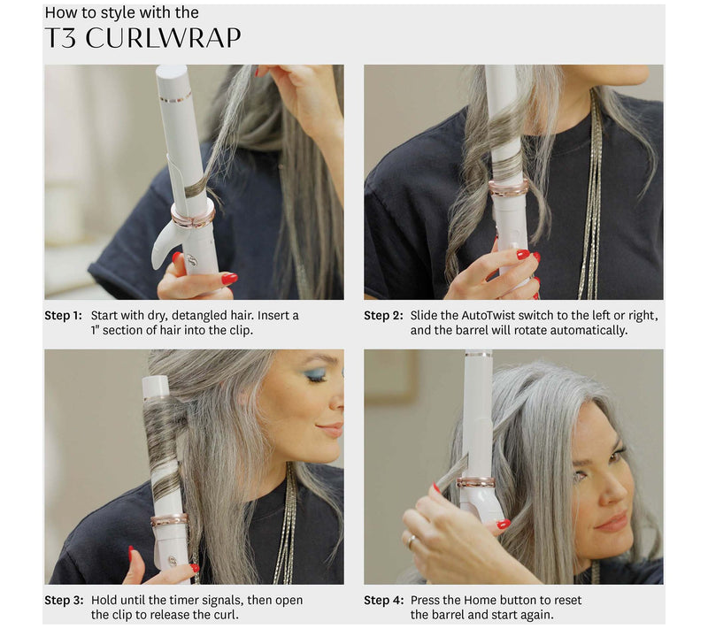 T3 CurlWrap 1.25" Automatic Rotating Curling Iron Long Barrel — View 8