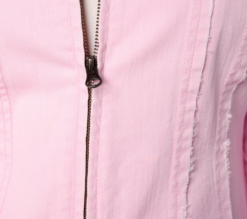LOGO by Lori Goldstein Zip-Front Jacket with Seaming — View 12