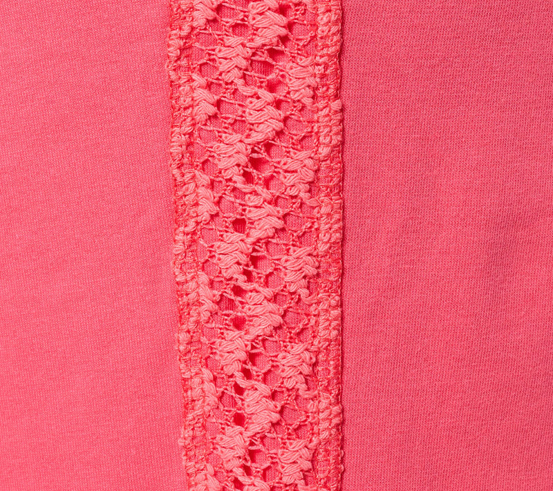 LOGO Life by Lori Goldstein Petite Cropped Wide-Leg with Crochet Details — View 11