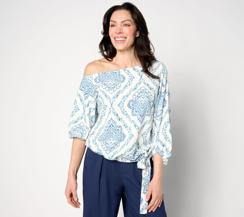 BEAUTIFUL by Lawrence Zarian Off-Shoulder Dolman Sleeve Top — View 19