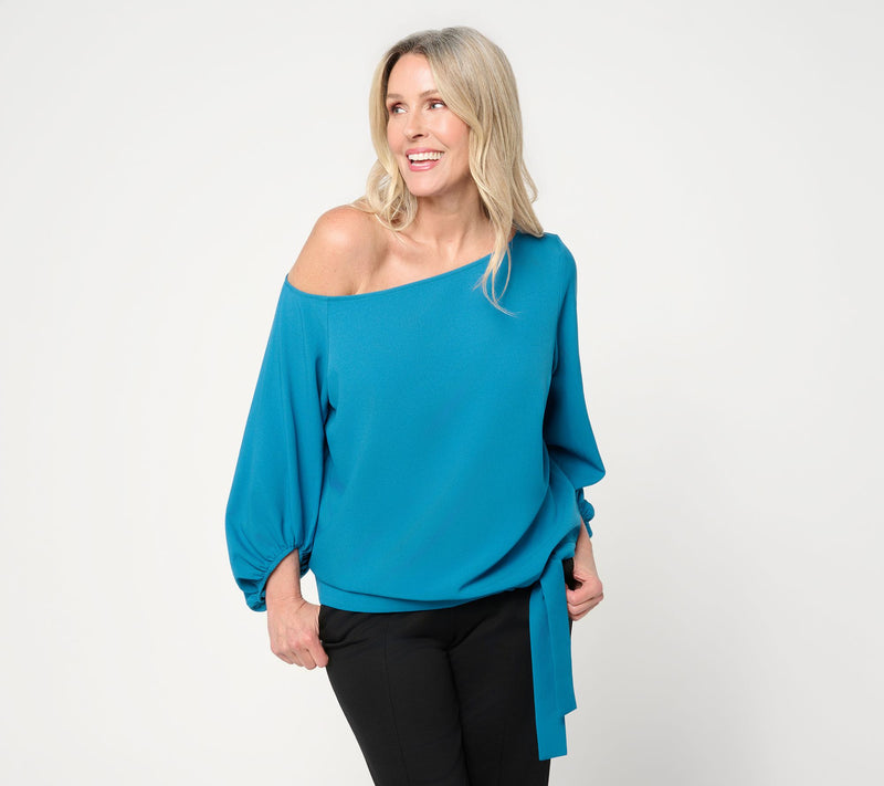 BEAUTIFUL by Lawrence Zarian Off-Shoulder Dolman Sleeve Top — View 20