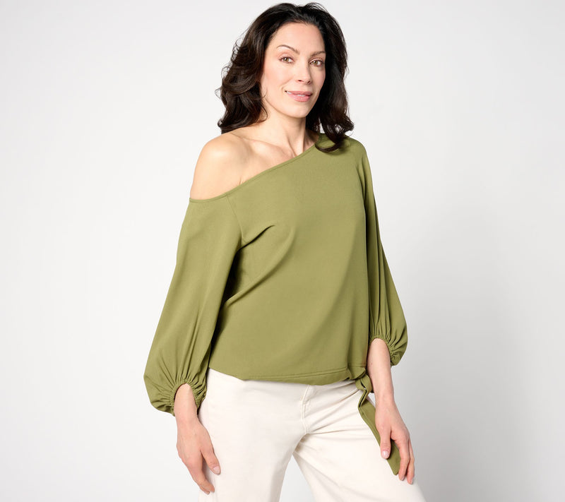 BEAUTIFUL by Lawrence Zarian Off-Shoulder Dolman Sleeve Top — View 22