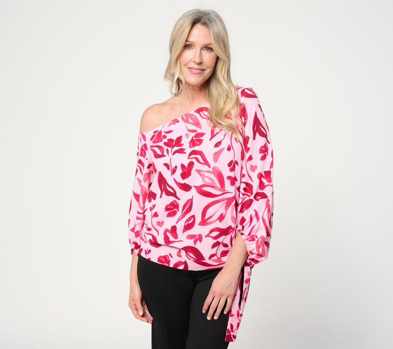 BEAUTIFUL by Lawrence Zarian Off-Shoulder Dolman Sleeve Top — View 24