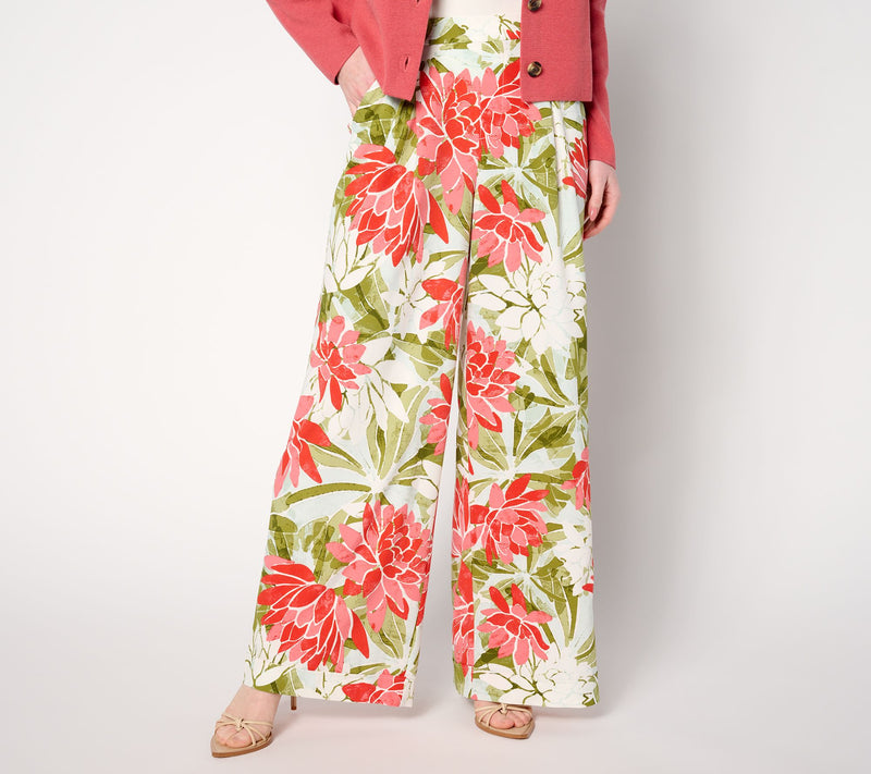 BEAUTIFUL by Lawrence Zarian Regular Pull-On Wide Leg Pant — View 3