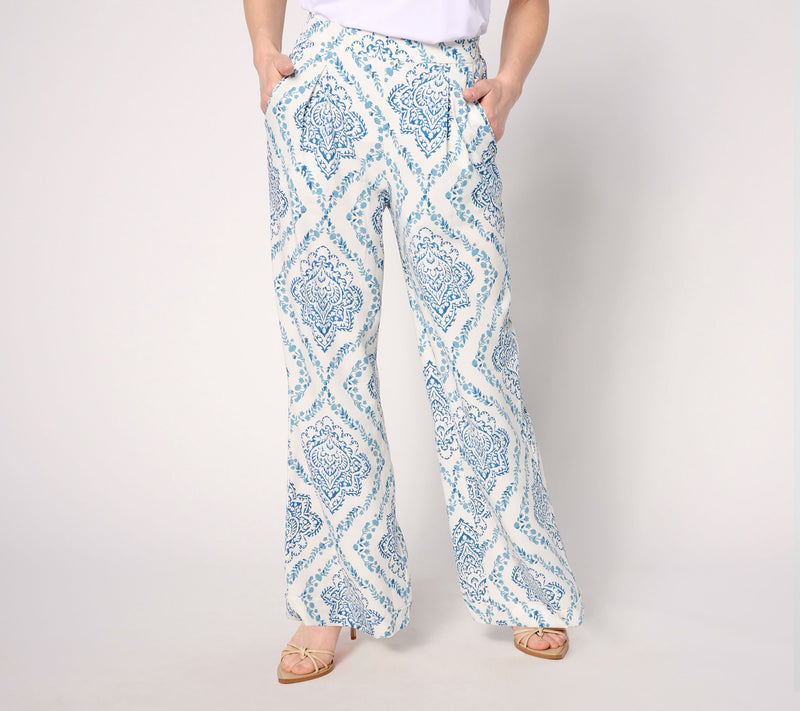 BEAUTIFUL by Lawrence Zarian Regular Pull-On Wide Leg Pant — View 11