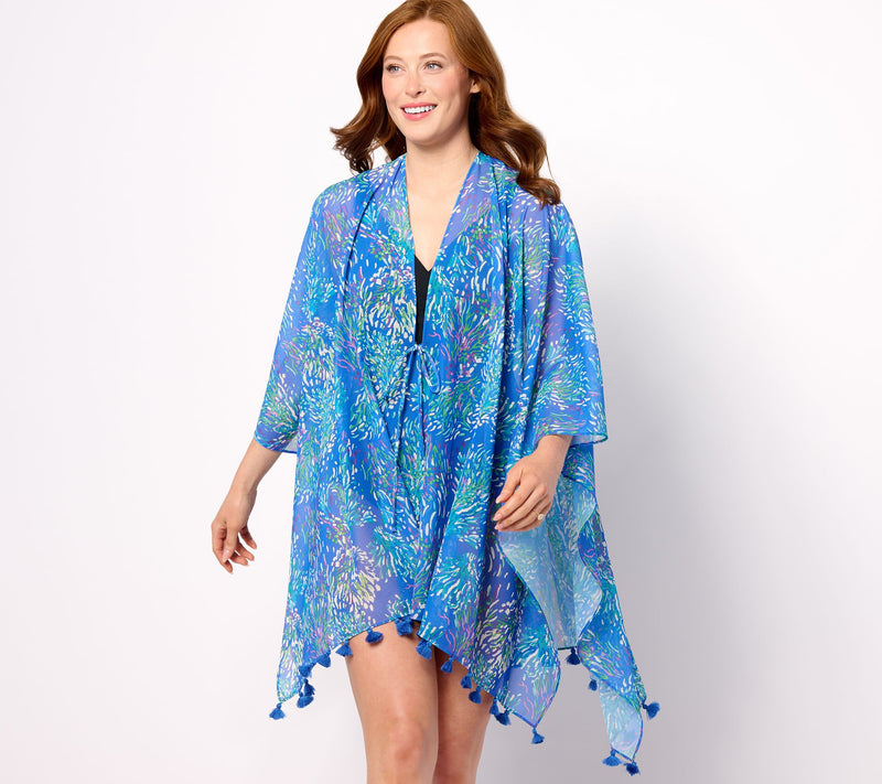 Belle Beach by Kim Gravel Tropi-Cool Key West Cover-Up — View 8