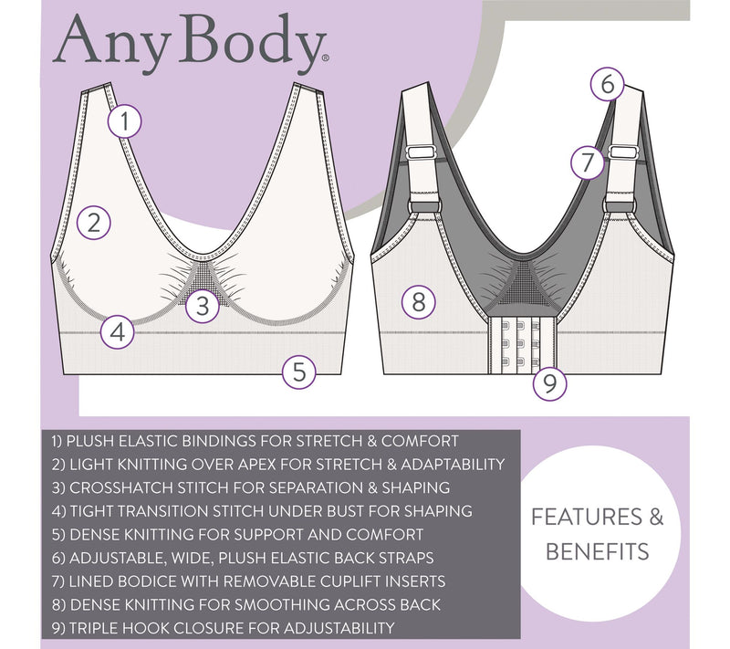 Anybody Intimates Wirefree Cuplift Seamless Bra — View 6