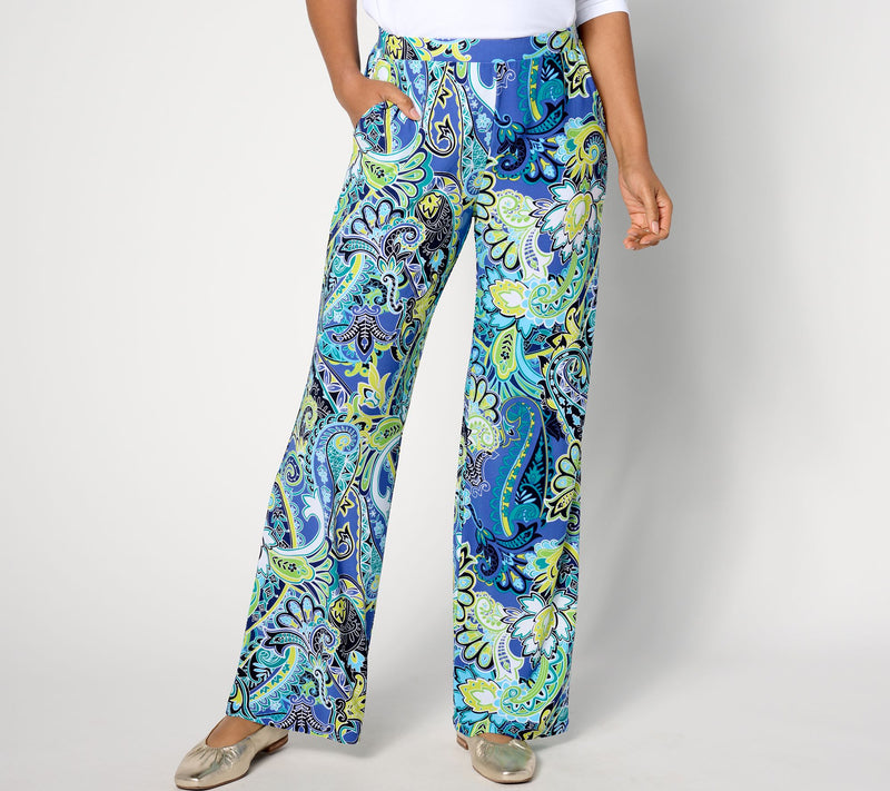 Women with Control Como Jersey Regular Wide Leg Pants — View 7