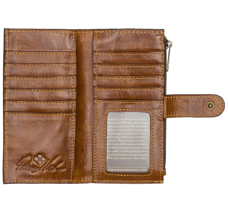 Patricia Nash Nazari Printed Wallet with RFID — View 5