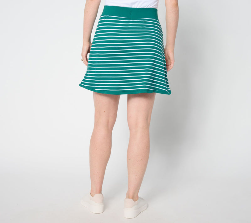 Cuddl Duds Flexwear Foldover Skort — View 12