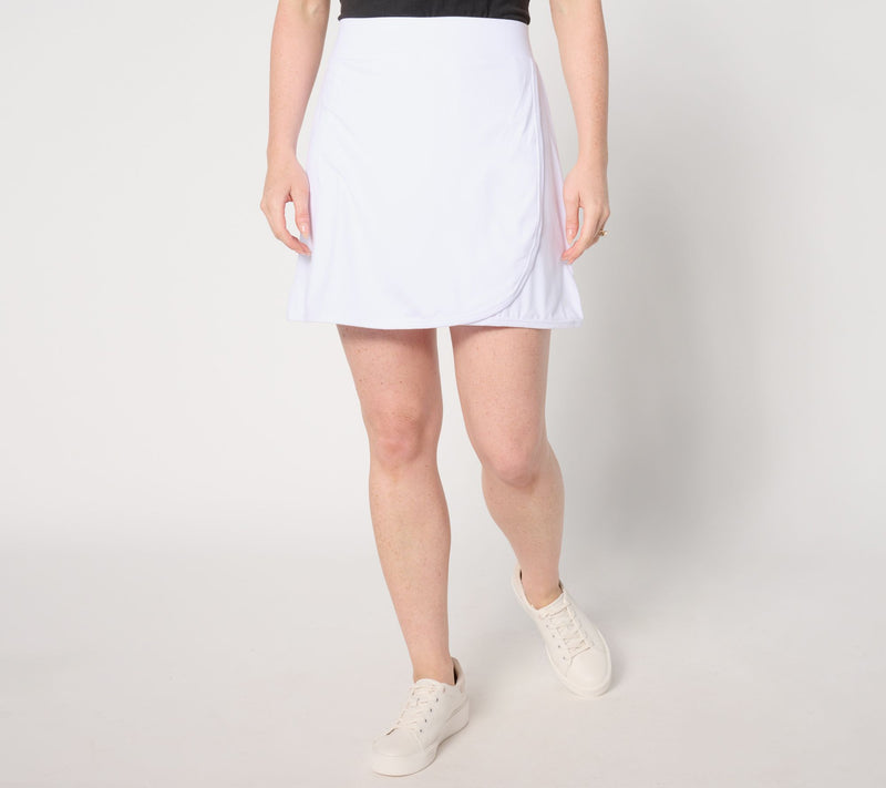 Cuddl Duds Flexwear Foldover Skort — View 7
