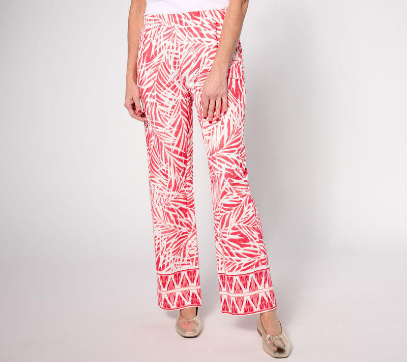 Belle Beach by Kim Gravel Reg Cabana Knit Seascape Beach Pant — View 6
