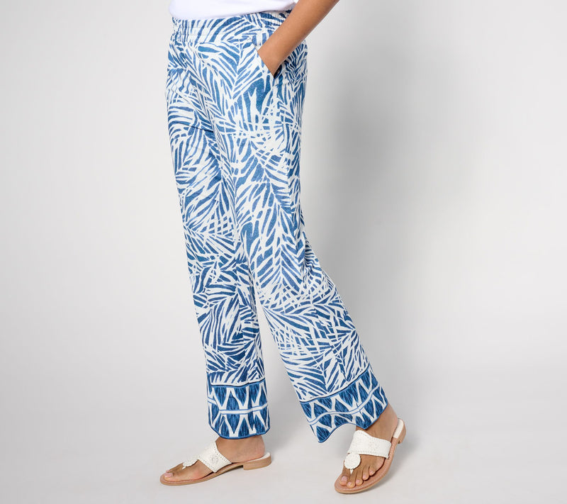 Belle Beach by Kim Gravel Pet Cabana Knit Seascape Beach Pant — View 7
