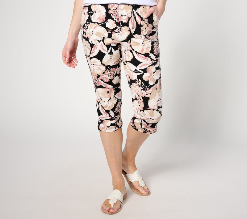 Belle by Kim Gravel Perfect Pique Fresh Picked Capri, Petite — View 11