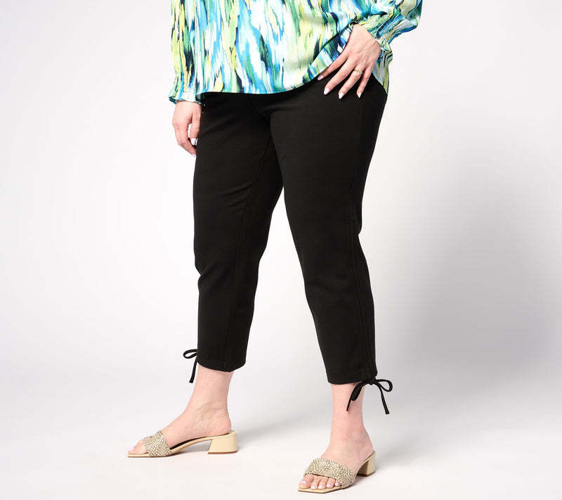 Belle by Kim Gravel Tall Ponte Convertibelle Crop Pant — View 9