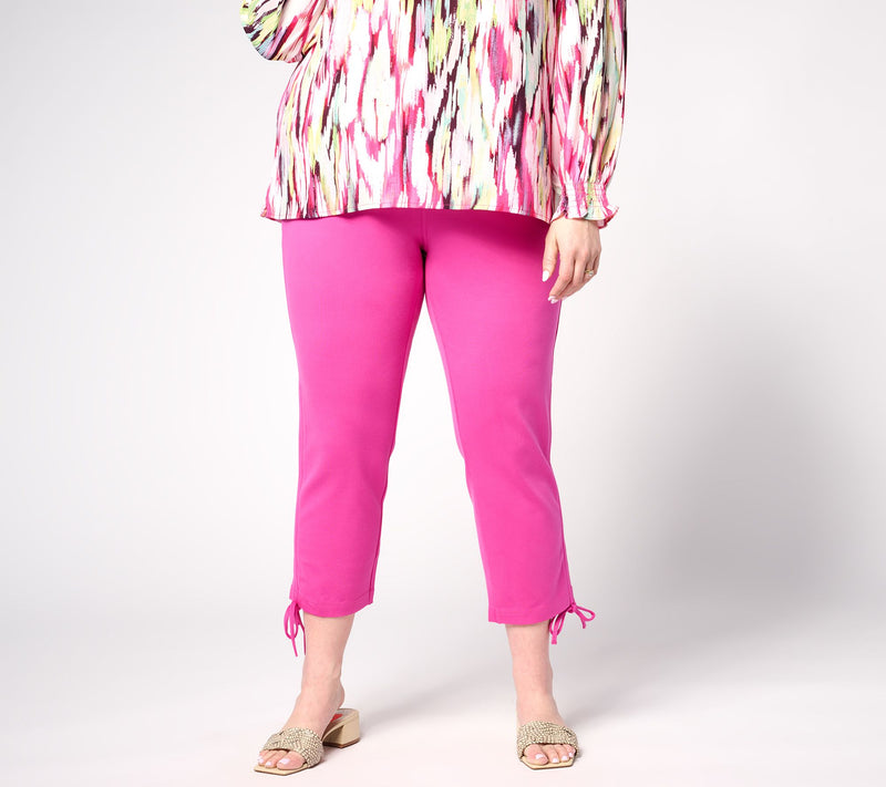 Belle by Kim Gravel Tall Ponte Convertibelle Crop Pant — View 3