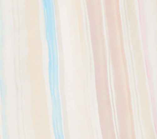 Side Stitch Short-Sleeve Button-Front Midi Dress - Desert Stripes — View 6