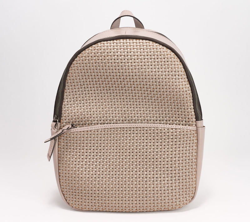Patricia Nash Woven Leather Turi Backpack — View 13