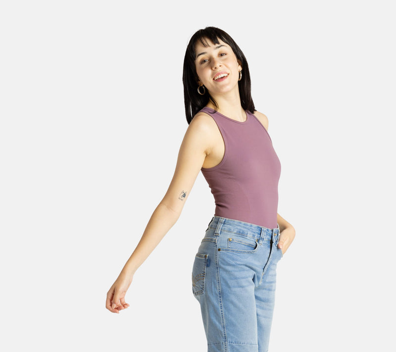 No Limbits Adaptive Women's Muave SensoryCompressionTank — Main view