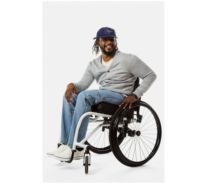 No Limbits Adaptive Men's Light Wash WheelchairPant — View 3