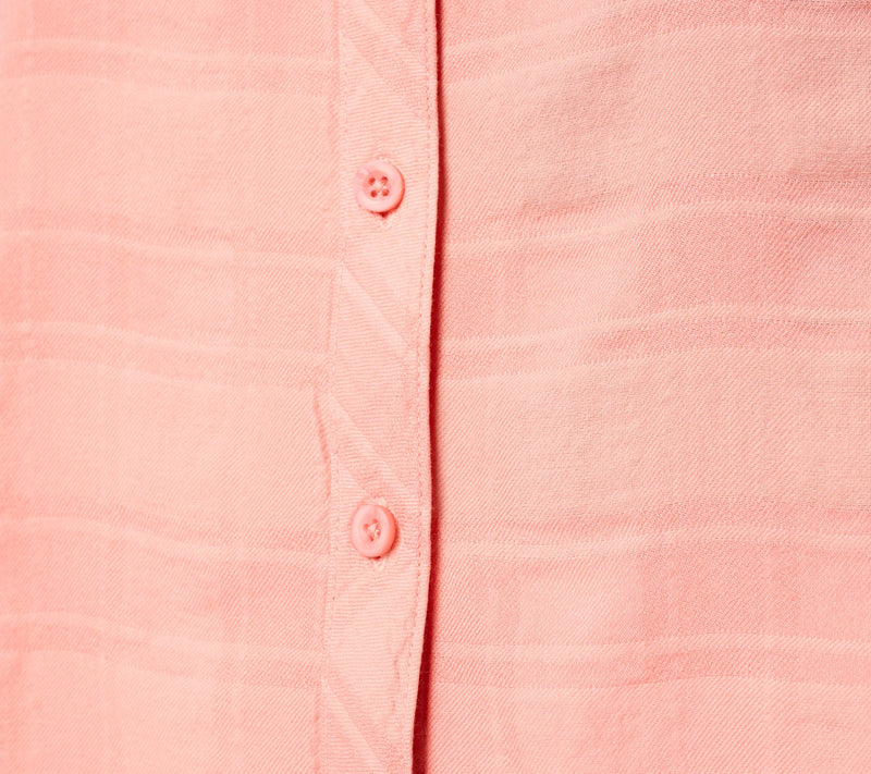 Side Stitch Long Sleeve Button Down Shirt — View 10