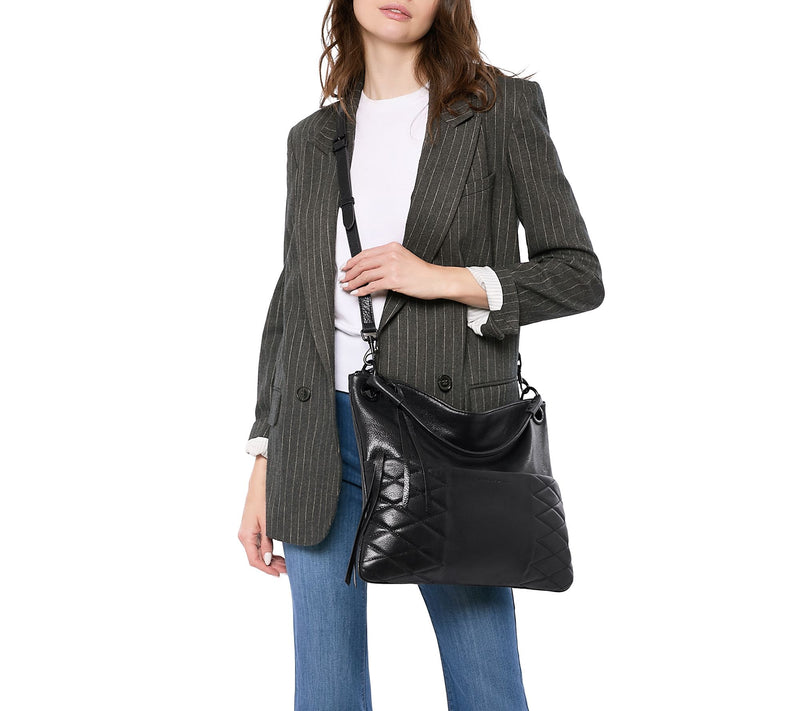 Aimee Kestenberg Convertible Leather Shoulder Bag — View 20