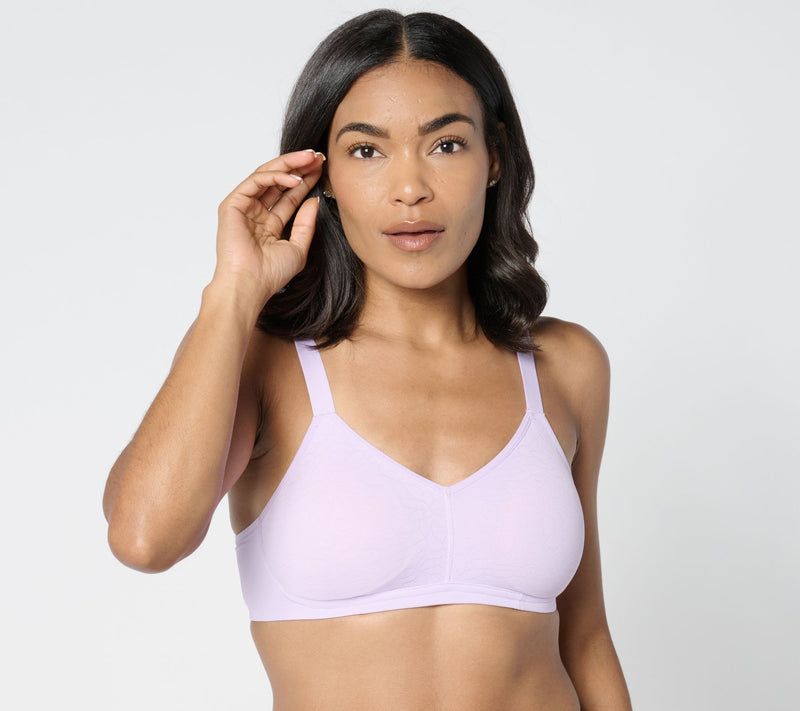 Cuddl Duds Intimates Softest Stretch Jacquard Unlined WF Bra — View 3