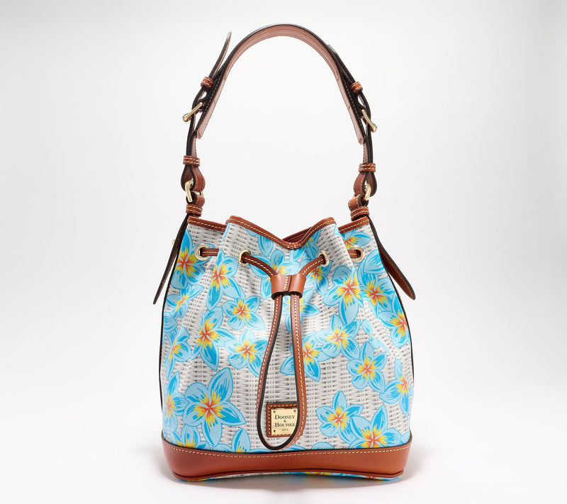 Dooney & Bourke Coated Cotton Plumeria Drawstring Bag — View 9