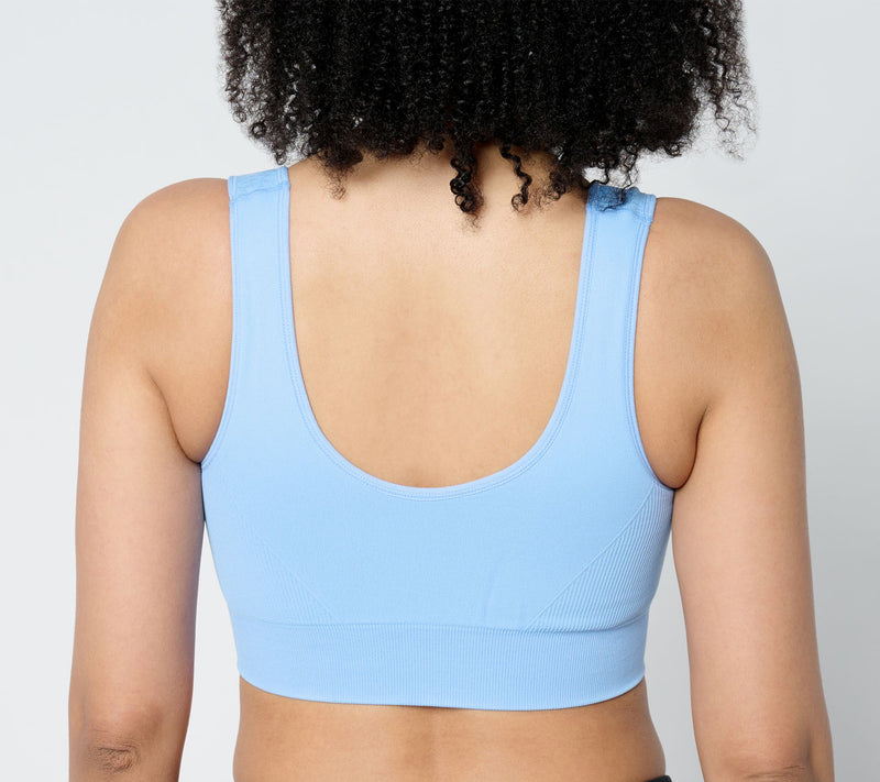Breezies Floral Jacquard Seamless Wirefree Contour Bra — View 14